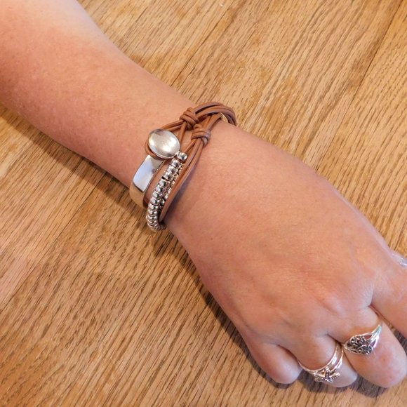 Boho Modern Wrap Bracelet - Picture 3 of 4